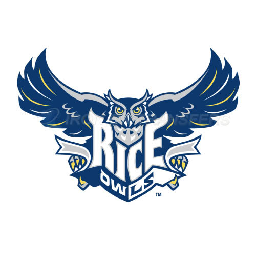 Rice Owls Iron-on Stickers (Heat Transfers)NO.5995